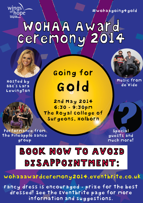 wohaa 2014 award ceremony class of 2014 going for gold going for gold flyer